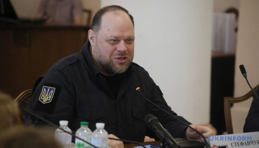 Руслан Стефанчук під час виступу у Житомирі з нагоди презентації напрацювань щодо нового Цивільного кодексу України
