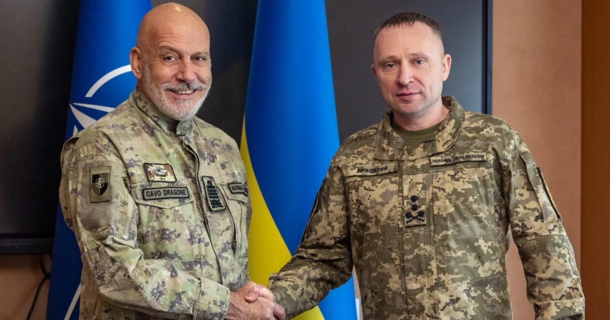 Делегація Військового комітету НАТО біля Стіни пам'яті у Києві 6 жовтня 2026 року